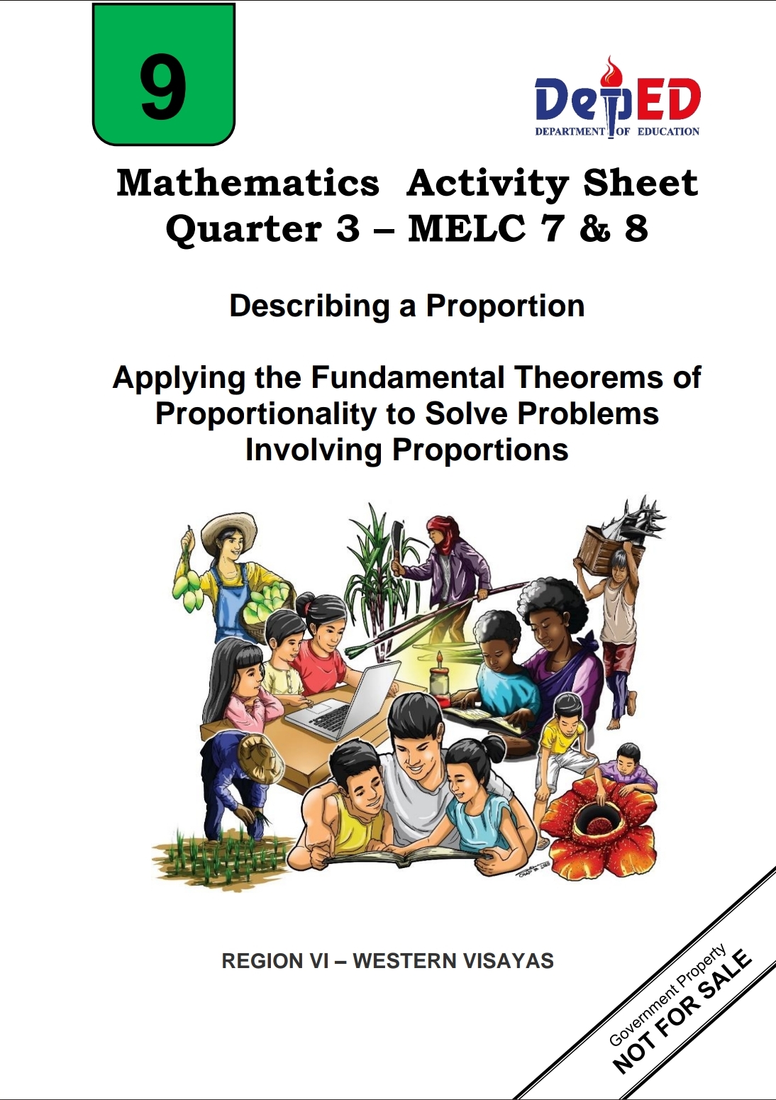 500640-IPIL INTEGRATED SCHOOL_MATHEMATICS 9-QUARTER 3-LAS 7&8:Describing a Proportion